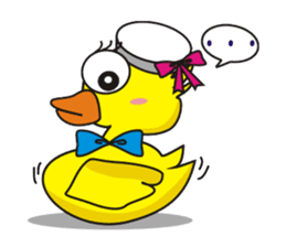 Jamie chicken & Playful duck sticker #5943871