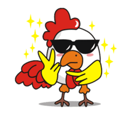 Jamie chicken & Playful duck sticker #5943873