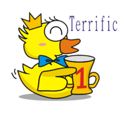 Jamie chicken & Playful duck sticker #5943874