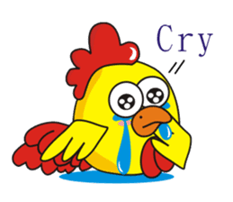 Jamie chicken & Playful duck sticker #5943875