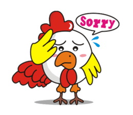 Jamie chicken & Playful duck sticker #5943877