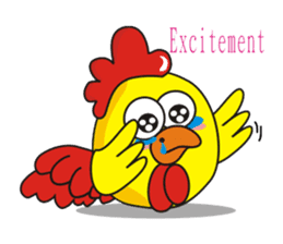 Jamie chicken & Playful duck sticker #5943878