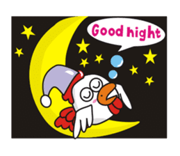 Jamie chicken & Playful duck sticker #5943882