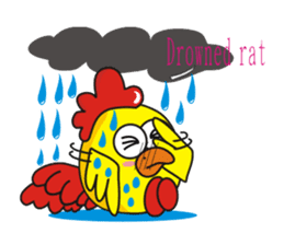 Jamie chicken & Playful duck sticker #5943886