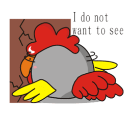 Jamie chicken & Playful duck sticker #5943887