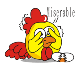 Jamie chicken & Playful duck sticker #5943888