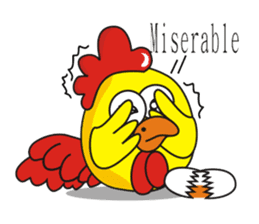 Jamie chicken & Playful duck sticker #5943888