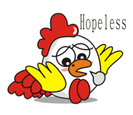 Jamie chicken & Playful duck sticker #5943890