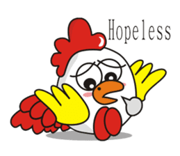 Jamie chicken & Playful duck sticker #5943890