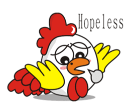 Jamie chicken & Playful duck sticker #5943890