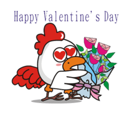 Jamie chicken & Playful duck sticker #5943894