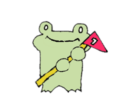 Frog to act sticker #5944016