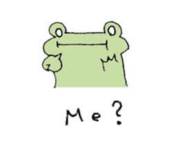 Frog to act sticker #5944043
