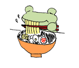 Frog to act sticker #5944050