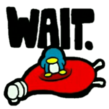 ketchup and penguin sticker #5944709