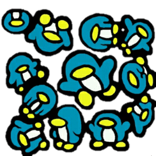 ketchup and penguin sticker #5944723