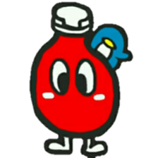 ketchup and penguin sticker #5944725