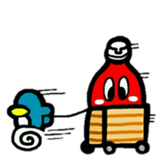 ketchup and penguin sticker #5944726