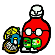 ketchup and penguin sticker #5944728