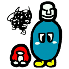ketchup and penguin sticker #5944733