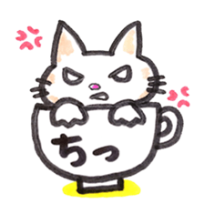 glass cat sticker #5945262