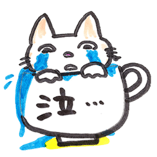 glass cat sticker #5945263