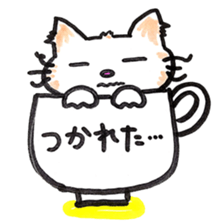 glass cat sticker #5945266