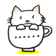 glass cat sticker #5945284