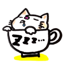 glass cat sticker #5945295