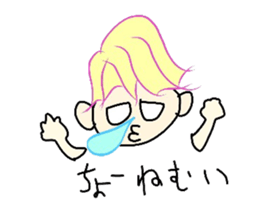 face and one words 5 sticker #5945408