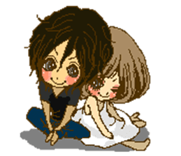 Cute Couples sticker #5946064