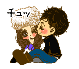 Cute Couples sticker #5946077