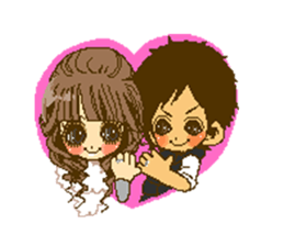 Cute Couples sticker #5946089