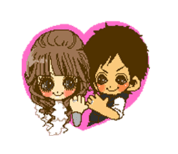 Cute Couples sticker #5946089