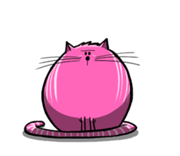 Purple Cat! sticker #5946176