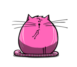 Purple Cat! sticker #5946177