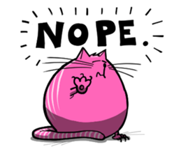 Purple Cat! sticker #5946181