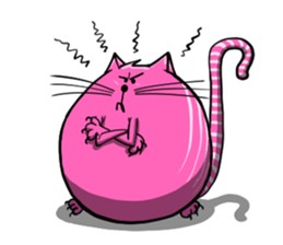 Purple Cat! sticker #5946184