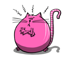 Purple Cat! sticker #5946184