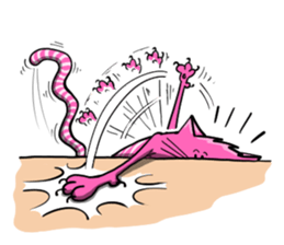 Purple Cat! sticker #5946189