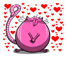 Purple Cat! sticker #5946204