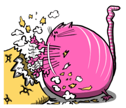 Purple Cat! sticker #5946209