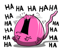 Purple Cat! sticker #5946210