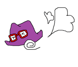 hat megane sticker #5946550