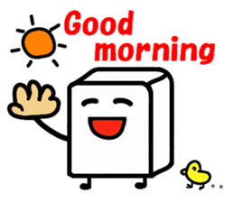 White, square people sticker #5947619