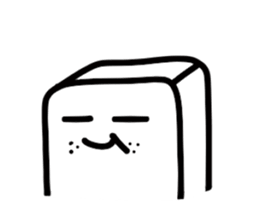 White, square people sticker #5947635