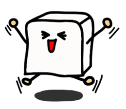 White, square people sticker #5947639