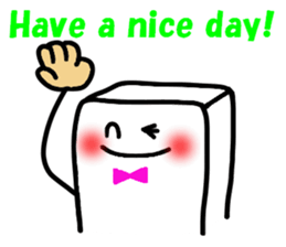 White, square people sticker #5947644