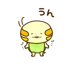 Truck of turtle Kansai-ben sticker #5947817