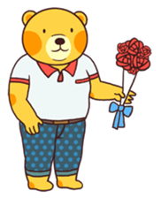 Cute bear's daily life sticker #5948536
